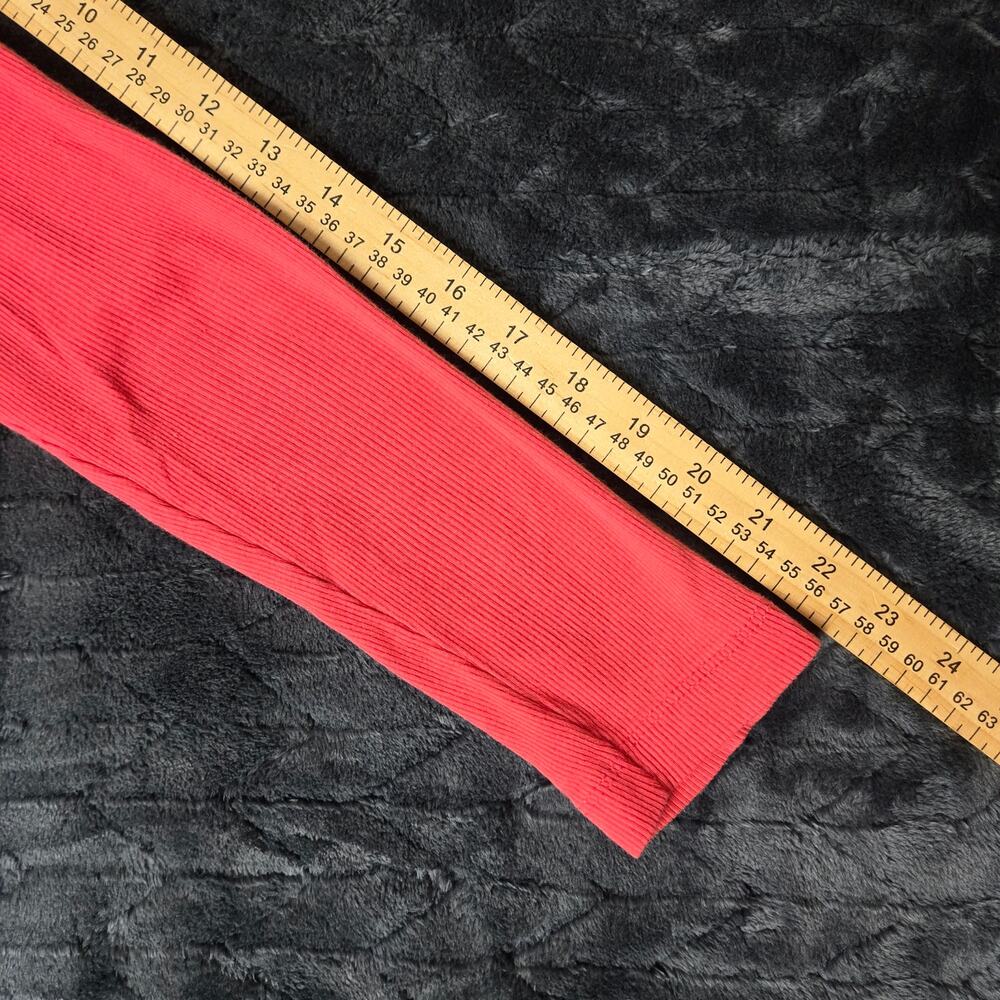 Vintage Newport News Women’s Red Ribbed Long Sleeve Shirt - Size M - Picture 5 of 5